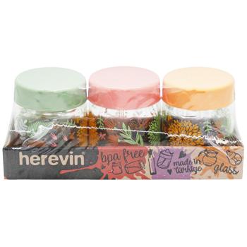 Спецовница Herevin Decorated Spice Jar-Botani 200мл х 3шт - купить, цены на Auchan - фото 2