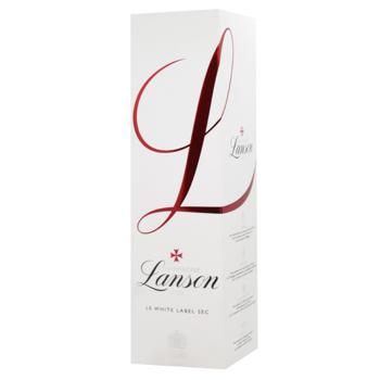 Шампанське Lanson Le White Label Sec біле сухе 12,5% 0,75л - купити, ціни на - фото 4