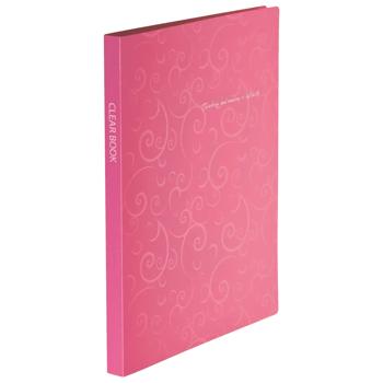 Buromax Barocco Pink Folder With 20 A4 Files