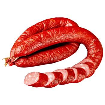 Ковбаса Фарро Краків Зальцбурзький напівкопчена вищий сорт - купити, ціни на Чудо Маркет - фото 1