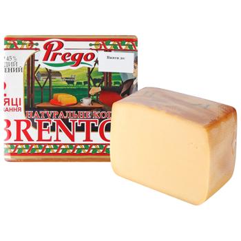 Сир Новгород-Сіверський твердий копчений Brenton Prego 45 % (94820006851883) - купити, ціни на Епіцентр FOOD - фото 1