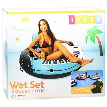 Круг надувной Intex с ручками 135см - купить, цены на - фото 2