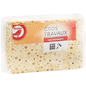 Губка кухонная Auchan для очистки сложных загрязнений - купить, цены на - фото 3