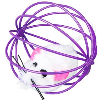 Trixie Ball with Mouse Toy for Cats 6cm Color in Assortment - buy, prices for MasterZoo - photo 2