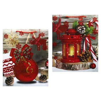 Пакет бумажный Angel Gifts Новогодний 26*32*10см - купить, цены на МегаМаркет - фото 1