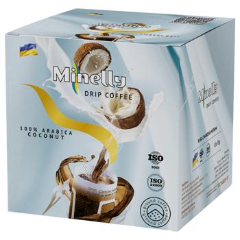 Дрип-кофе Minelly с ароматом кокоса 10г - купить, цены на МегаМаркет - фото 3
