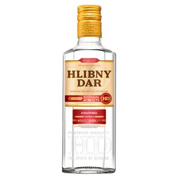 Hlibny Dar Classic Vodka 40% 250ml - buy, prices for Auchan - photo 1