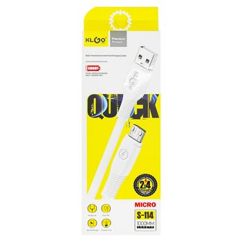 Klgo Data Synchronization Cable Mirco USB 1m S-114-17488-12 - buy, prices for COSMOS - photo 1