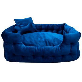 Goo-eez Luxury Pet Bed 70cm Blue