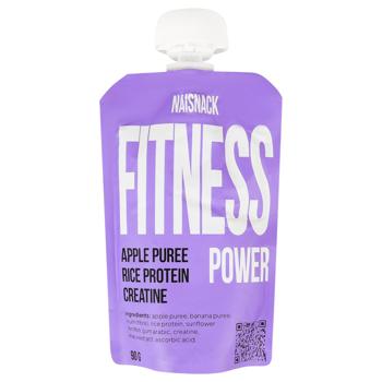 Пюре-снек Naisnack Фітнес Яблучно-бананове 90г - купити, ціни на КОСМОС - фото 1