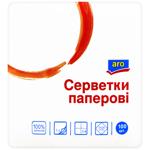 Aro White Paper Napkins 24х24cm 100 pcs