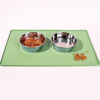 Pet Fun килимок під миски для собак 48х30х0,8 см - зелений - купити, ціни на MasterZoo - фото 2
