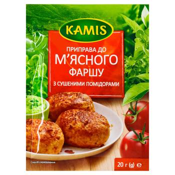 Приправа Kamis до м'ясного фаршу з сушеними помідорами 20г - купити, ціни на За Раз - фото 1