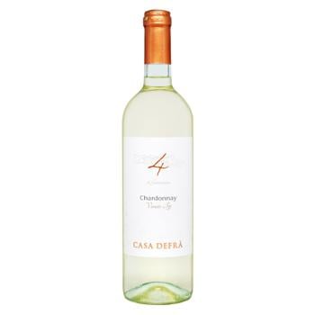 Вино Casa Defra Chardonnay біле напівсухе 12% 0,75л - купити, ціни на NOVUS - фото 1