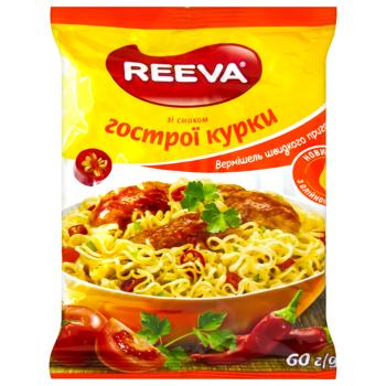 Reeva Quick-cooking Vermicelli with Taste of Spicy Chicken 60g - buy, prices for Grono - photo 2