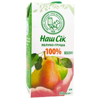 Сок Наш Сік Грушево-яблочный 0,95л - купить, цены на - фото 3