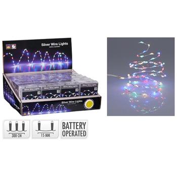 Koopman Electric Garland 3хАА 198 LED 3m Multicolor - buy, prices for COSMOS - photo 1