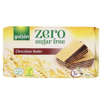 Gullon Diet Nature Waffles with Chocolate Sugar-free 180g - buy, prices for Supermarket "Kharkiv" - photo 1