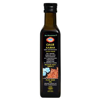 Golden Kings of Ukraine Flaxseed Oil 240ml - buy, prices for NOVUS - photo 1