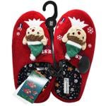 InExtenso Rouge Slippers for Boy s.28-35