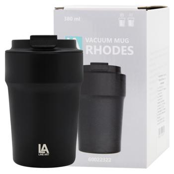 Travel mug Line art black 500ml China - buy, prices for Za Raz - photo 1