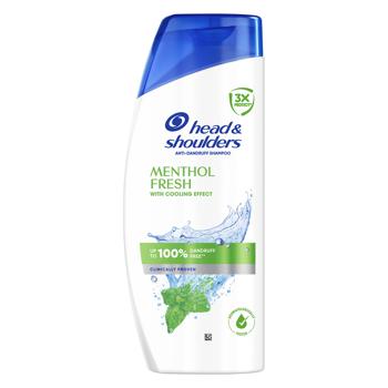Шампунь Head & Shoulders Свежесть ментола 400мл - купить, цены на КОСМОС - фото 1
