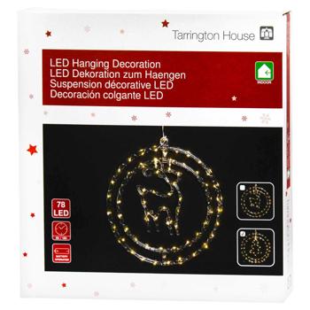 Tarrington House Christmas Tree LED Pendant 32cm