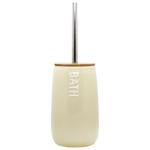 Ardesto Prestigio Beige Toilet Brush with Stand 12.2*35.2cm