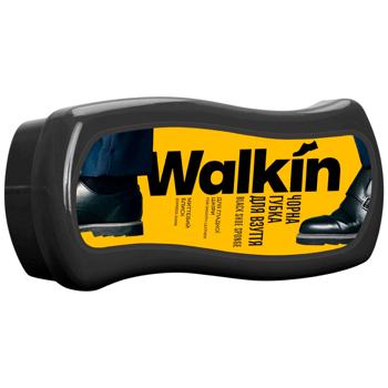 Губка для обуви Walkin для гладкой кожи черная