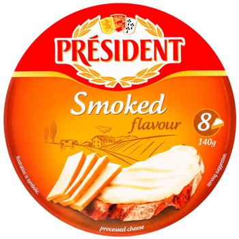 Сир плавлений President з ароматом копчення 45% 140г - купити, ціни на Епіцентр FOOD - фото 2