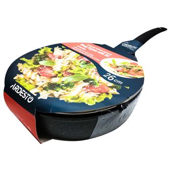 Ardesto Gemini Gourmet Viareggio Deep Frying Pan with Lid 26cm