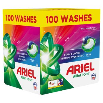 Капсулы для стирки Ariel Pods Color 100шт - купить, цены на - фото 3