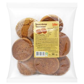 Dobrym Liudiam Znamianka Oatmeal Cookies 300g - buy, prices for NOVUS - photo 1