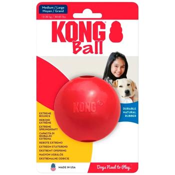 Іграшка для собак Kong Ball W/Hole М'яч з отвором M/L червоний - купити, ціни на MasterZoo - фото 1