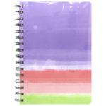 Книга для нотаток Buromax Colour Lines фіолетова А5 80 аркушів