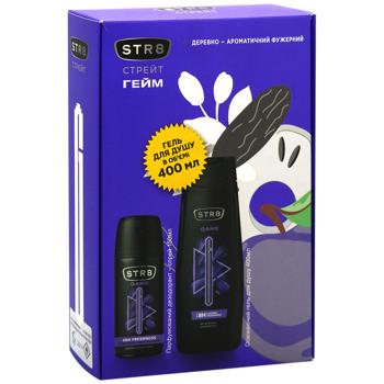 Подарунковий набір STR8 Гейм (дезодорант/гель д/душу) - купити, ціни на ULTRAMARKET - фото 2