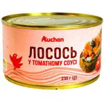 Auchan Salmon in Tomato Sauce 230g