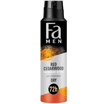 Fa Men Red Cedarwood Spray Antiperspirant 150ml - buy, prices for Ideal - photo 1