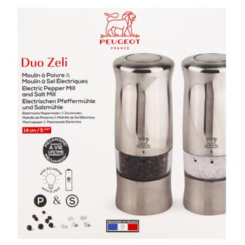 Peugeot Zeli Salt and Pepper Electric Mill Set 14cm - buy, prices for WINETIME - photo 2