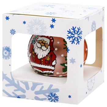 Шар ёлочный разноцветный стеклянный 1шт 85мм в ассортименте - купить, цены на - фото 9