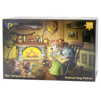 Ukrainian Puzzles Retired Dog Patron Puzzle