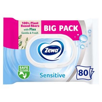 Zewa Pure Wet Toilet Paper 80pcs - buy, prices for METRO - photo 1