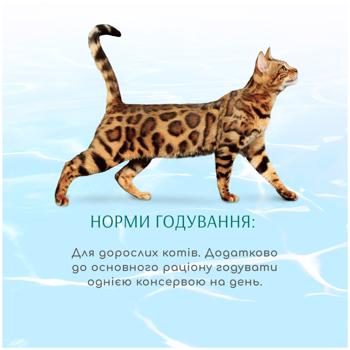 Optimeal Beauty Podium Wet Food with Tuna and Squid for Care of Hair and Teeth in Cats 70g - buy, prices for - photo 3