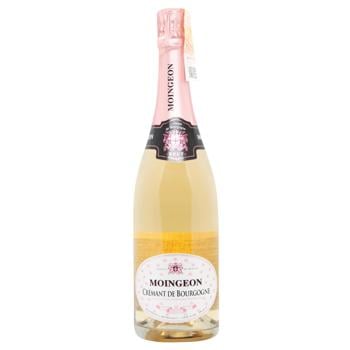 Moingeon Cremant de Bourgogne Rose Brut Sparkling Wine 12% 0.75l - buy, prices for WINETIME - photo 1