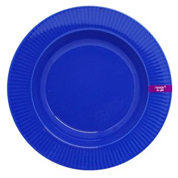 Good for Life Soup Ceramic Purple Plate 24cm - buy, prices for - photo 1
