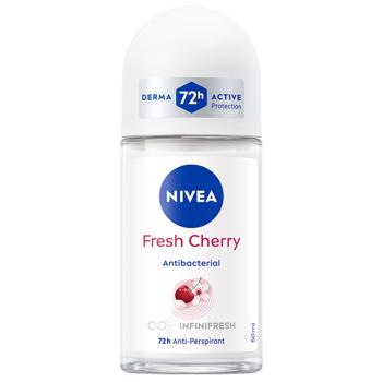 Aнтиперспірант кульковий Nivea Fresh Cherry 50мл