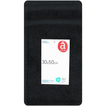 Actuel Black Towel 500g/m2 30*50cm - buy, prices for Auchan - photo 1