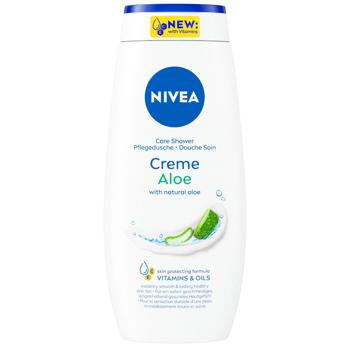 Гель для душу Nivea Creme Aloe 250мл - купити, ціни на МегаМаркет - фото 1