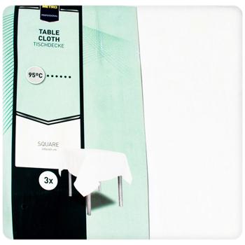 Metro Professional Satin Tablecloth 140x140cm 3pcs - buy, prices for METRO - photo 1