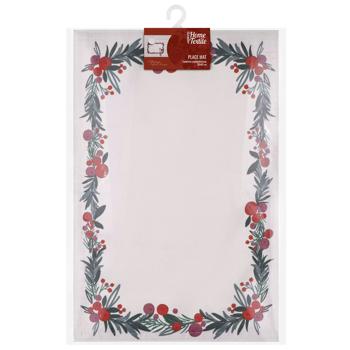 Серветка Ardesto Happy Holidays Білий віночок 30*45см